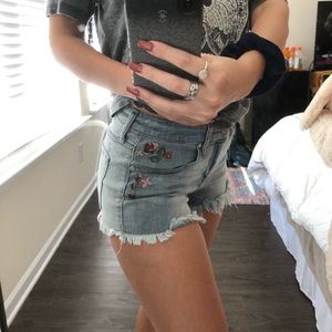 Target brand denim shorts